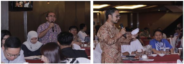 A lively Q&A session