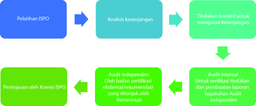 Proses yang ditempuh PT SMART untuk memperoleh sertifikasi ISPO
