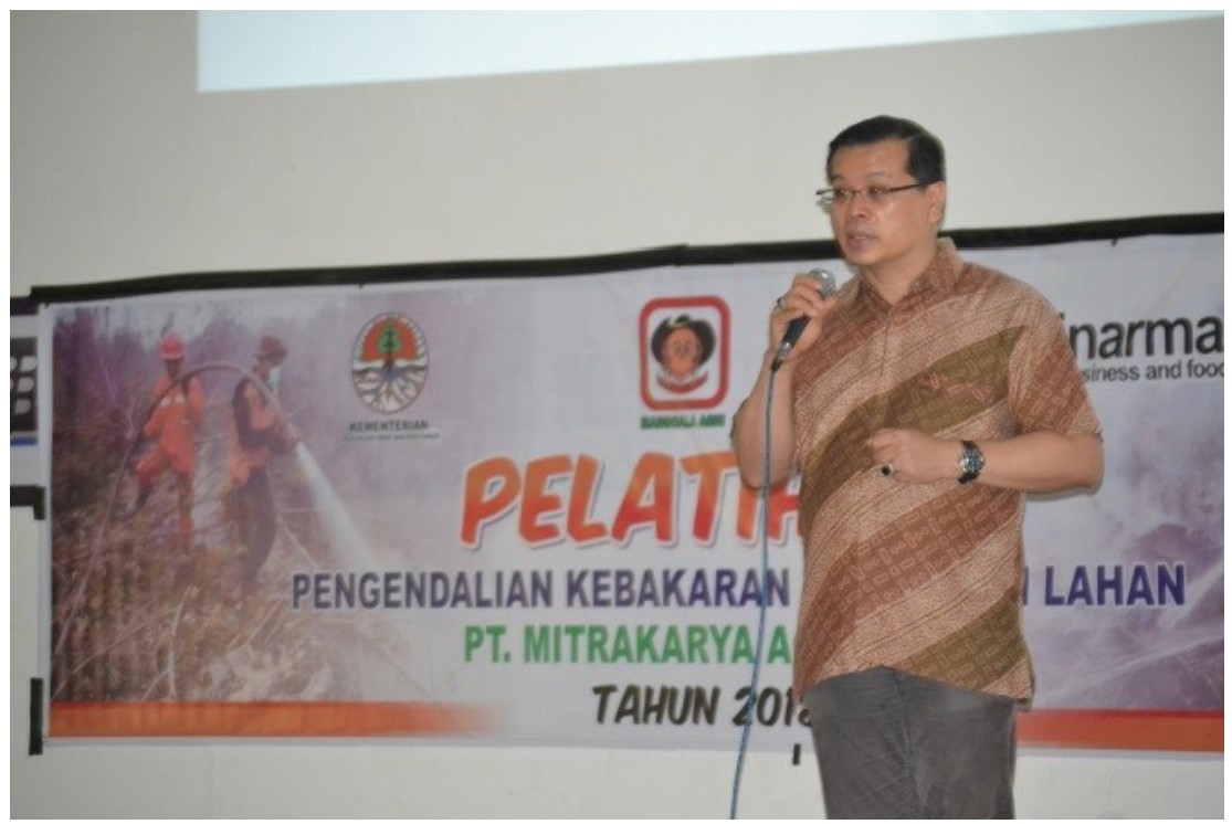 Pelatihan Pengendalian Karhutbunla PT Mitrakarya Agroindo