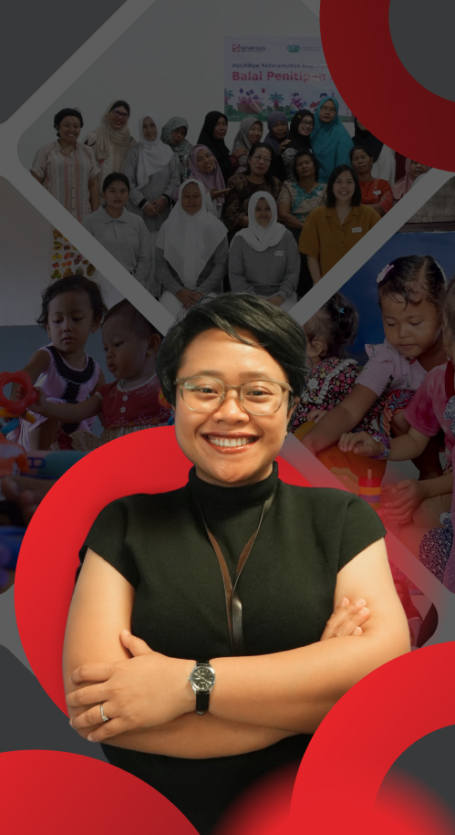 In safe hands: Endah Pramudianti and our childcare centre project