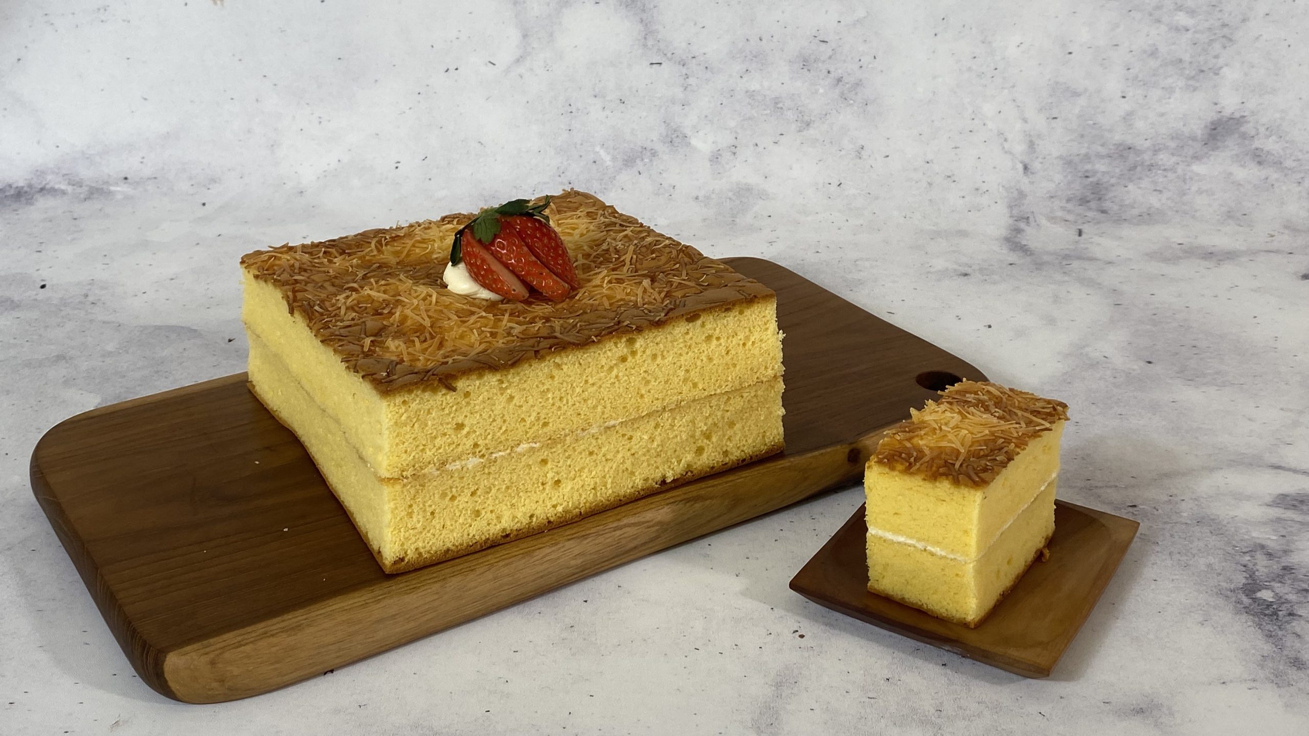 Cheese Layered Spikoe Cake