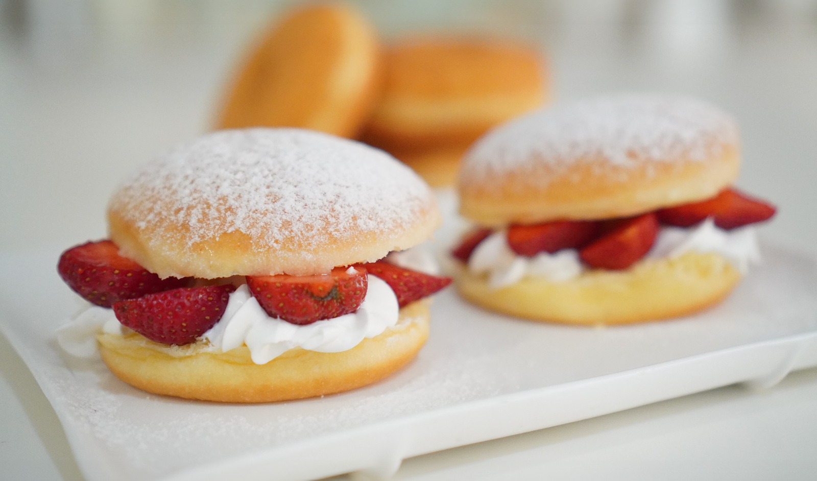 Strawberry Donuts