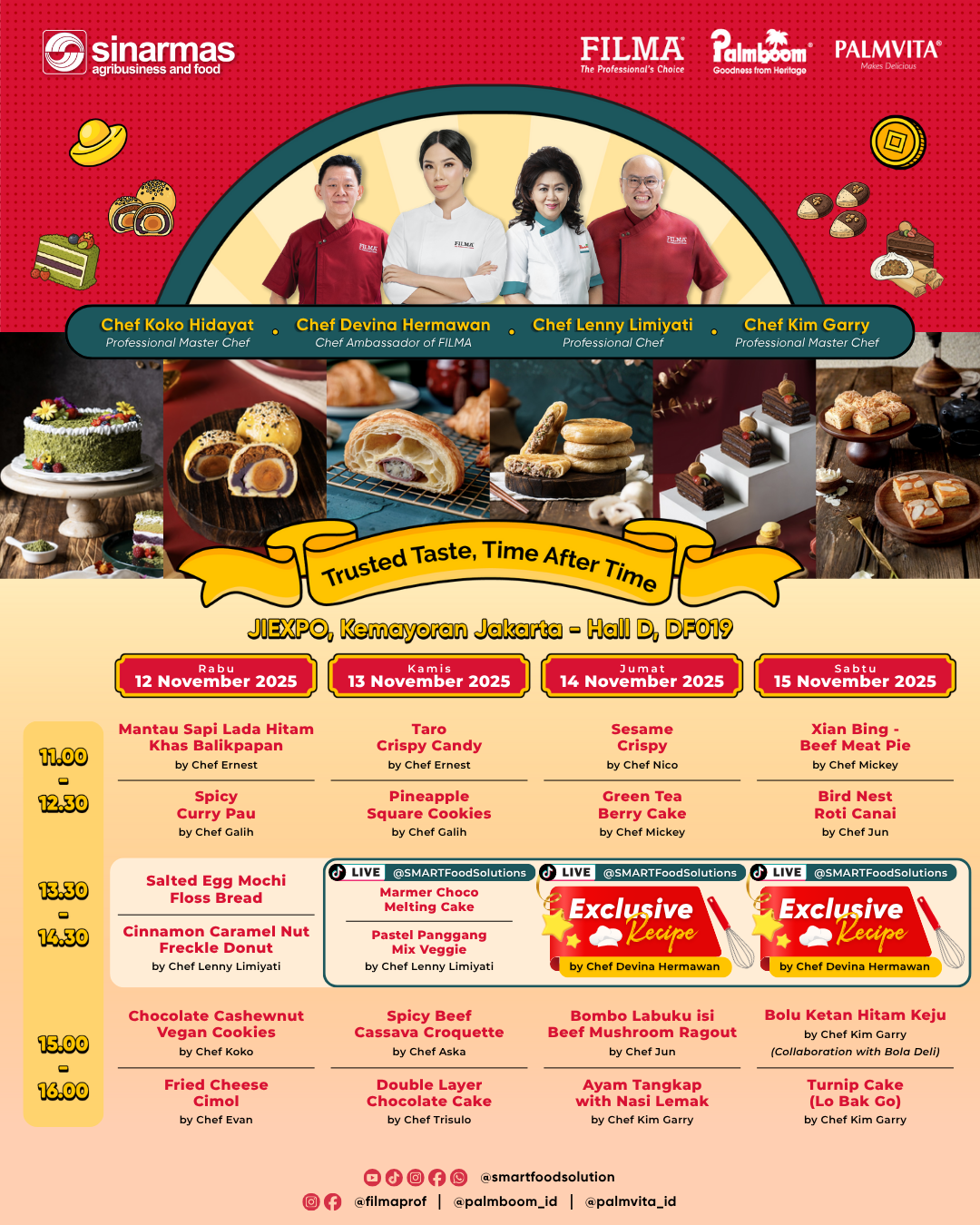 Rundown acara Sinar Mas di SIAL Interfood 2025