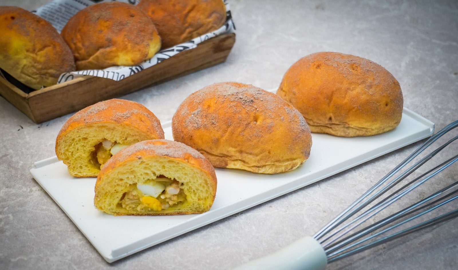 Egg and Cheese Potato Bread
