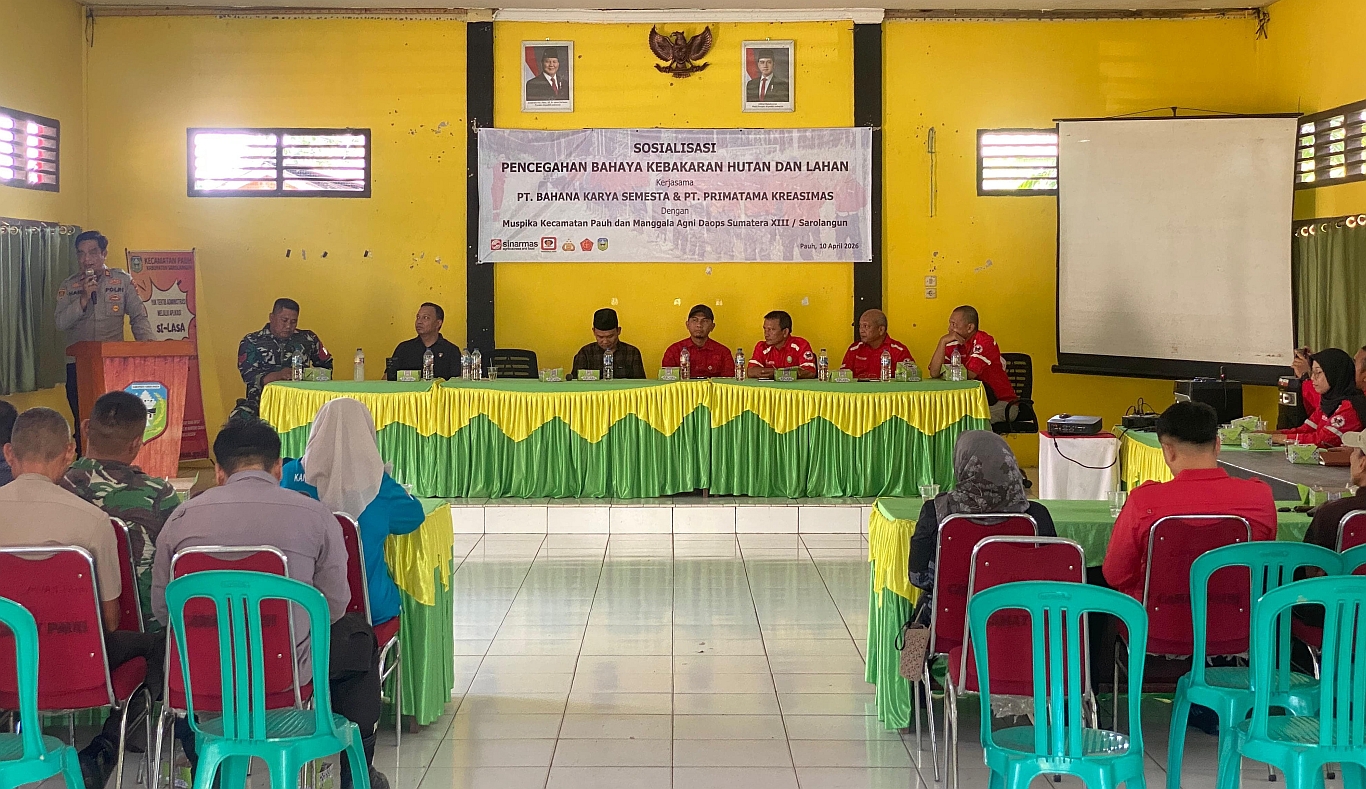 Cross-sector Collaboration Strengthens Forest and Land Fire Prevention Efforts in Pauh