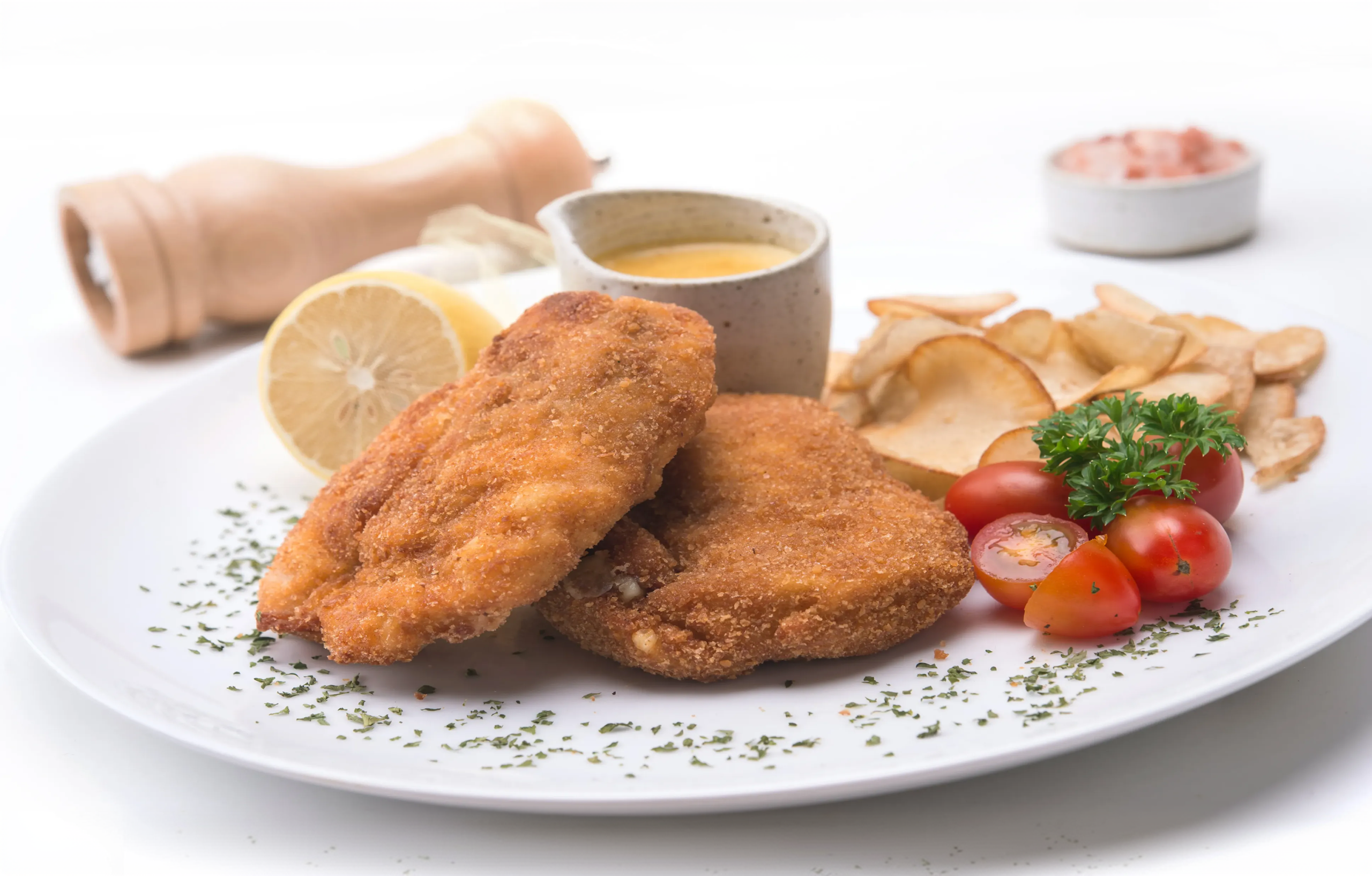 Chicken Escalope with Mozzarella Cheese