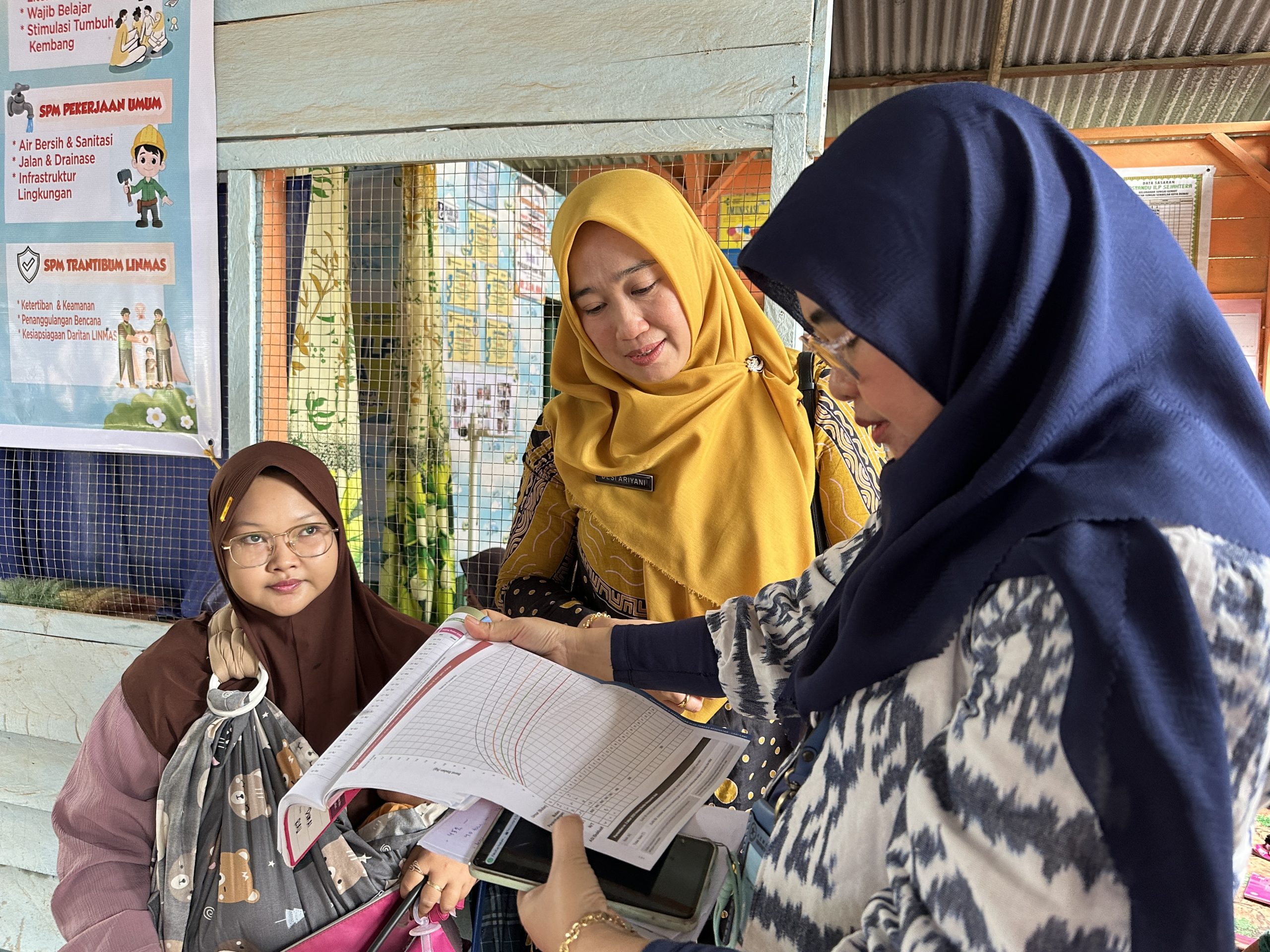 Kunjungan ke Posyandu Sejahtera Buluh Hala